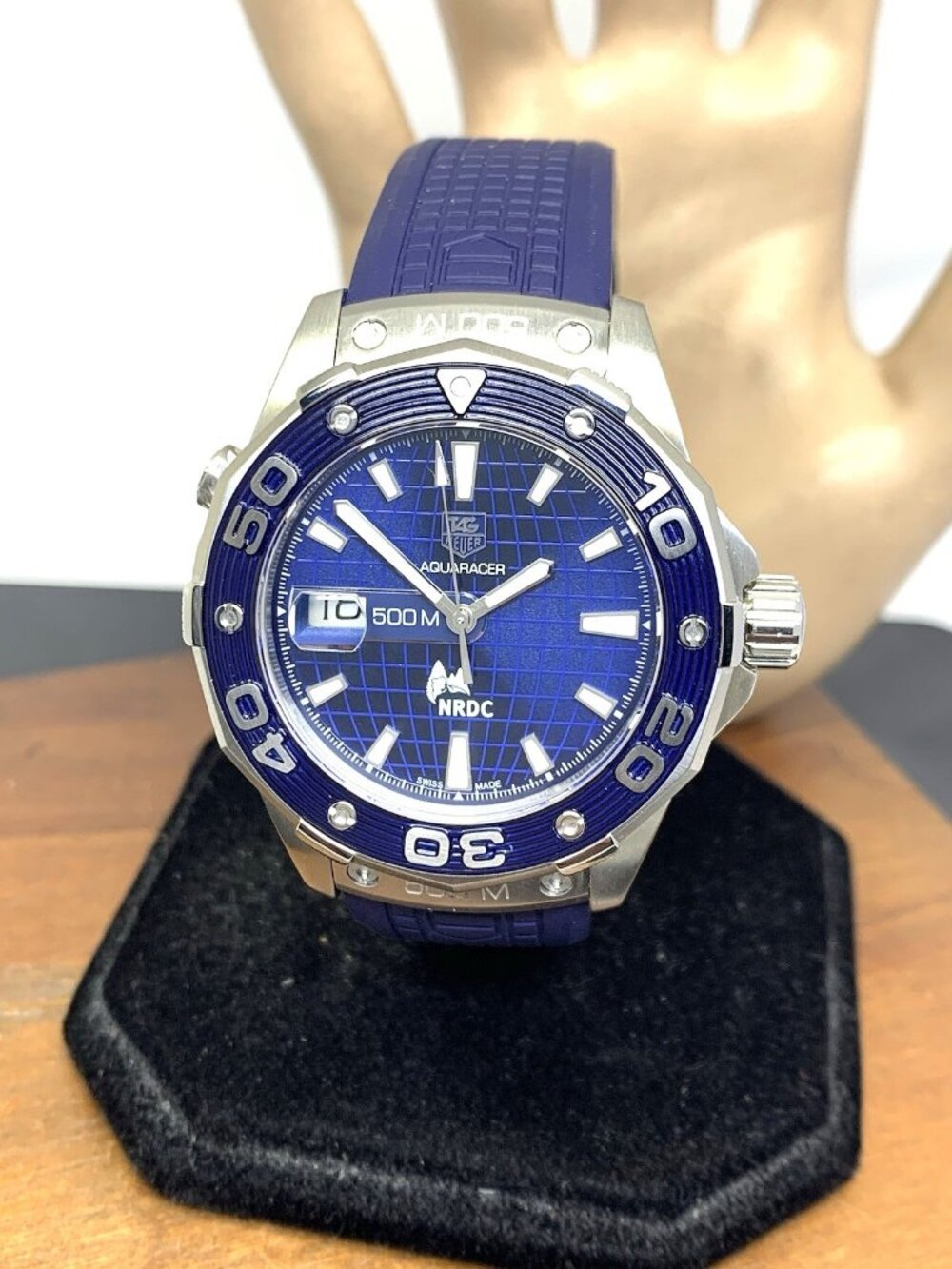 Tag Heuer Aquaracer Leonardo DiCaprio NRDC Limited Edition Swiss Automatic Blue